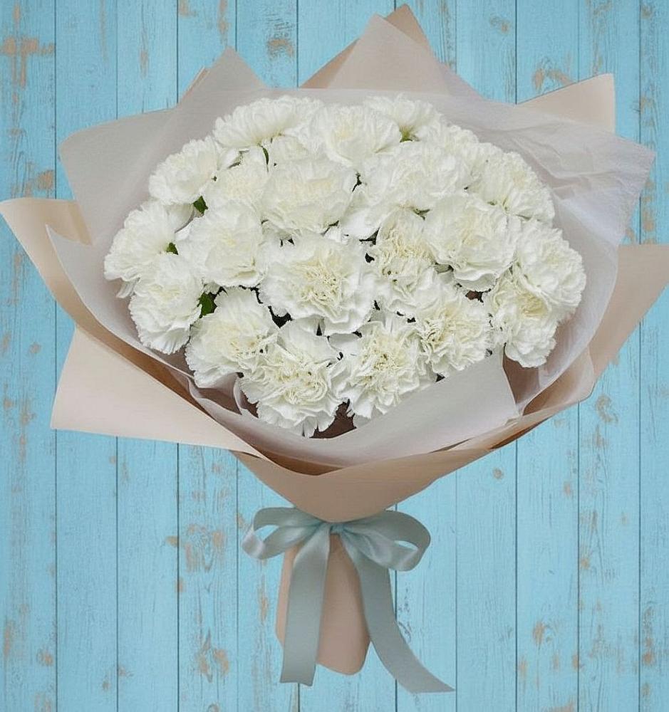 Букет цветов из: Гвоздики в Белинском