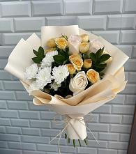 Букет цветов из:  Розы и Хризантемы в Белинском