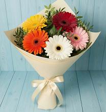 Букет цветов из:  Герберы в Белинском