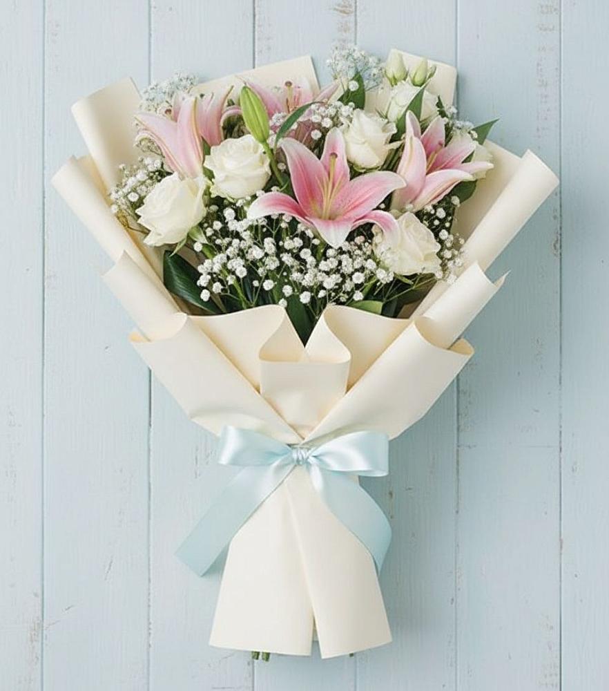 Букет цветов из: Лилии в Белинском