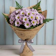 Букет цветов из:  Хризантемы #REPLACE_PRED# Белинском