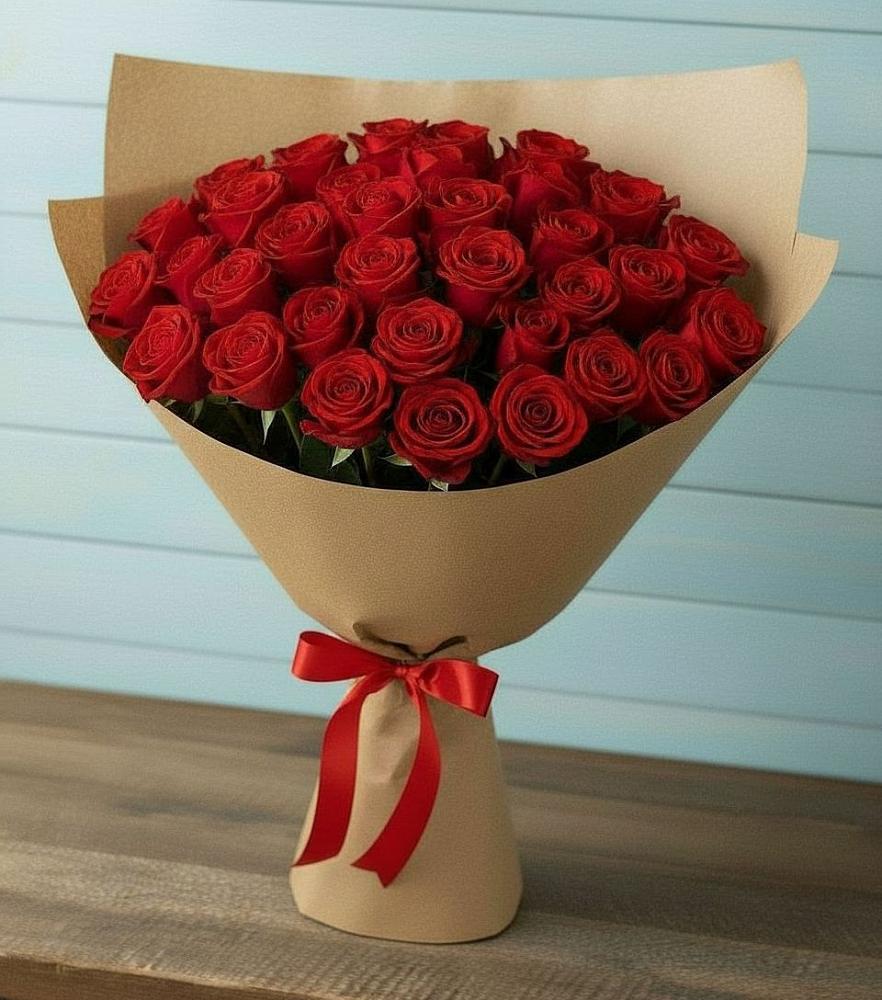 Букет Красные розы Милано в Белинском