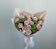 Букет цветов из:  Розы и Хризантемы #REPLACE_PRED# Белинском