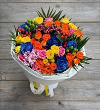 Букет цветов из:  Розы и Хризантемы #REPLACE_PRED# Белинском