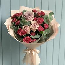 Букет цветов из:  Гвоздики и Розы в Белинском